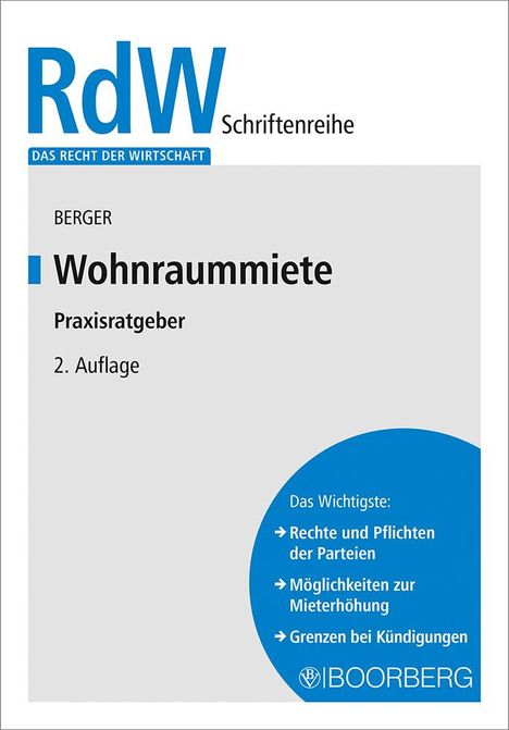 Hannes Berger: Wohnraummiete, Buch