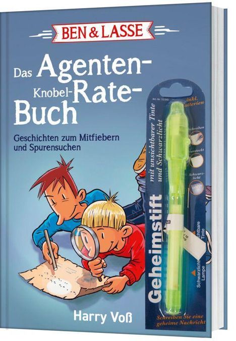 Harry Voß: Ben &amp; Lasse - Das Agenten-Knobel-Rate-Buch, Buch
