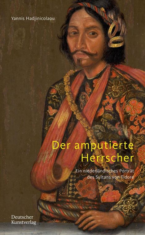 Titel: Der amputierte Herrscher. Illustration eines Mannes in reich verzierter Kleidung.