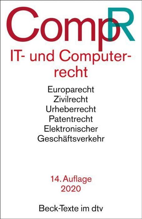 Jochen Schneider: IT- und Computerrecht -  CompR, Buch