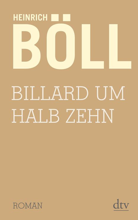 Heinrich Böll: Böll, H: Billard um halb zehn, Buch