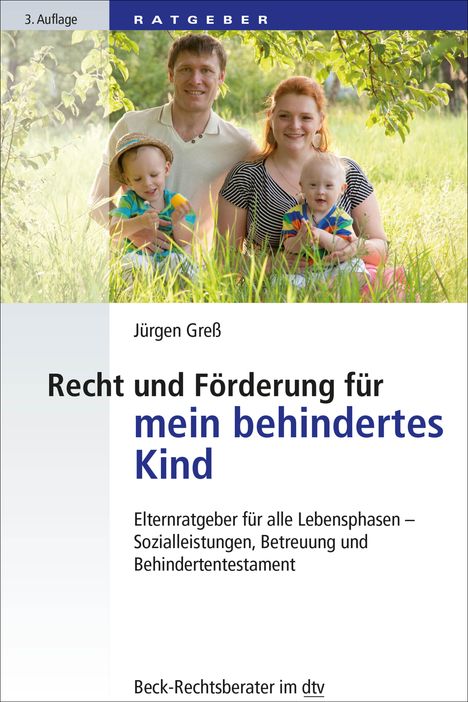 Jürgen Greß: Recht und Förderung für mein behindertes Kind, Buch