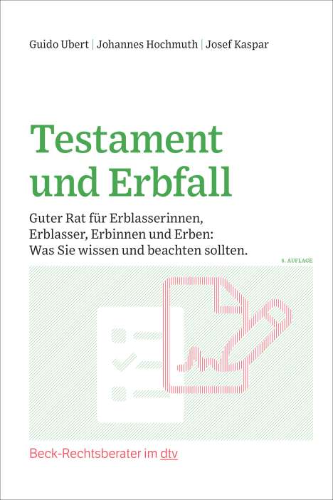 Guido Ubert: Testament und Erbfall, Buch