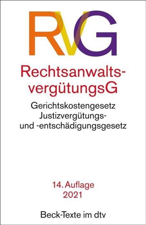 Rechtsanwaltsvergütungsgesetz (RVG), Buch