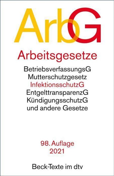 Arbeitsgesetze ArbG, Buch