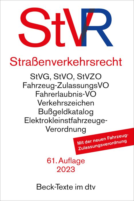 Straßenverkehrsrecht, Buch