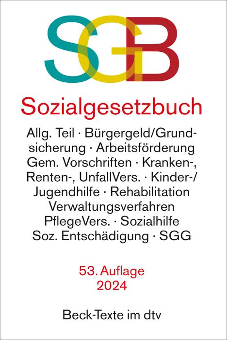 Sozialgesetzbuch mit Sozialgerichtsgesetz, Buch