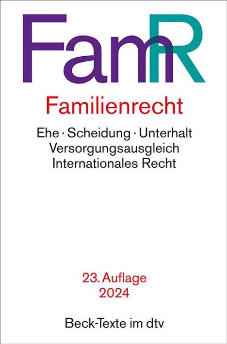 Familienrecht, Buch