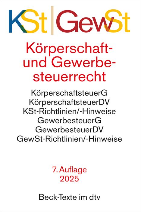 Körperschaftsteuerrecht / Gewerbesteuerrecht, Buch