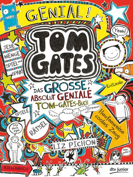 Liz Pichon: Tom Gates - Das große, absolut geniale Tom-Gates-Buch, Buch
