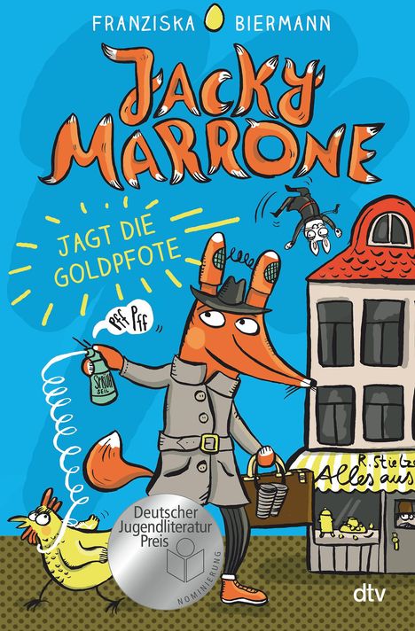 Franziska Biermann: Jacky Marrone jagt die Goldpfote, Buch