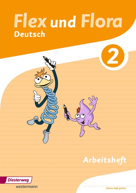 Flex und Flora 2. Arbeitsheft Deutsch: Für die Ausleihe, Buch