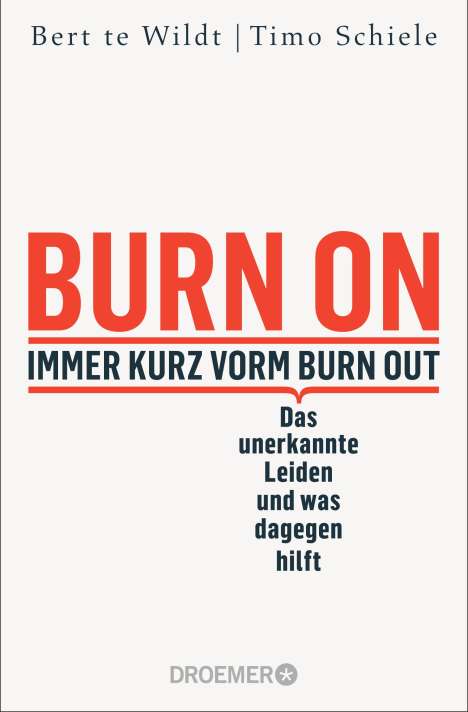 Bert Te Wildt: Burn On: Immer kurz vorm Burn Out, Buch