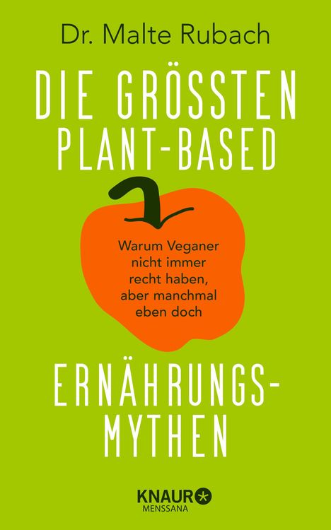 Malte Rubach: Die größten plant-based Ernährungs-Mythen, Buch