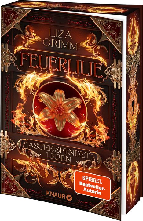 Liza Grimm: Feuerlilie. Asche spendet Leben, Buch