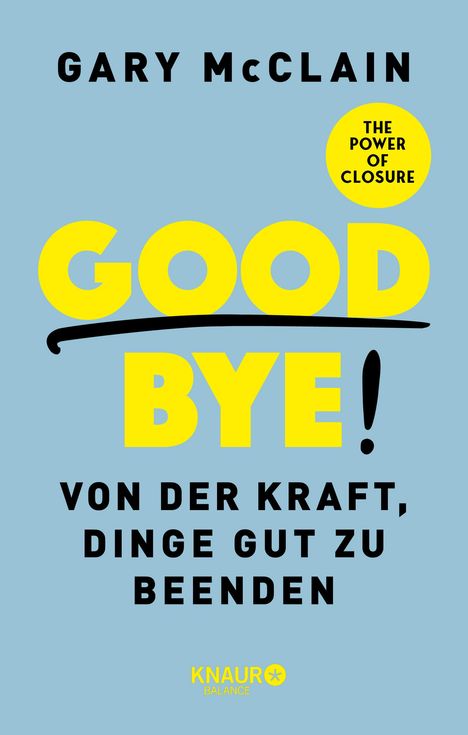 Gary McClain: Good Bye!, Buch