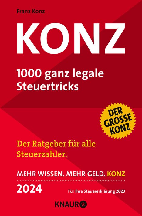 Konz Steuertricks, Buch