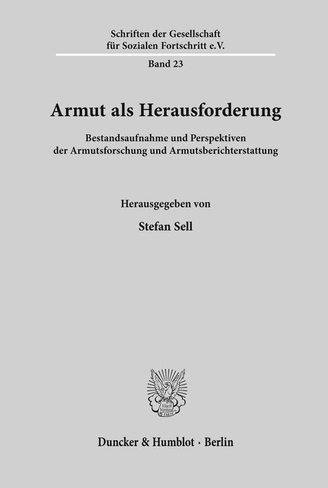 Armut als Herausforderung., Buch