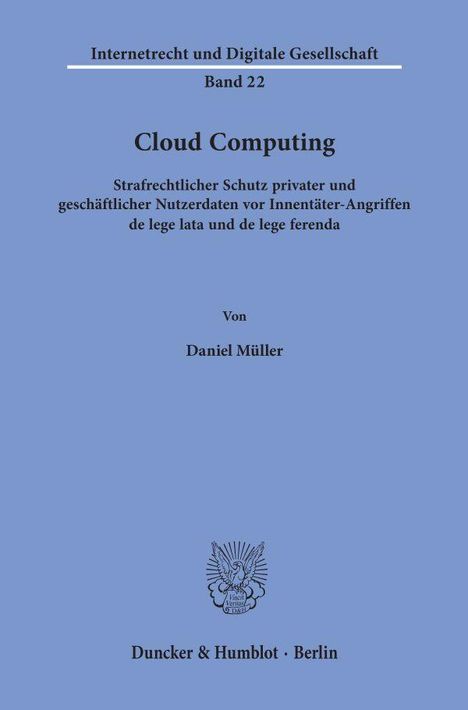 Daniel Müller: Cloud Computing., Buch