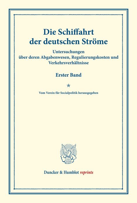 /: Die Schiffahrt der deutschen Ströme., Buch
