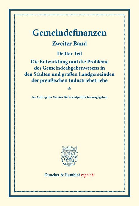 /: Gemeindefinanzen., Buch