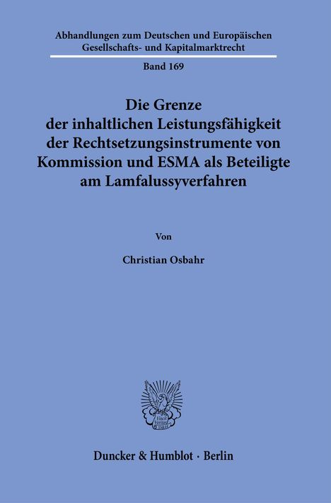 Christian Osbahr: Osbahr, C: Grenze der inhaltlichen Leistungsfähigkeit der Re, Buch