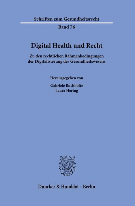 Digital Health und Recht, Buch