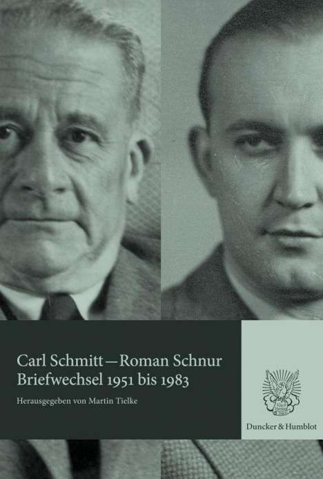 Carl Schmitt: Briefwechsel 1951 bis 1983, Buch