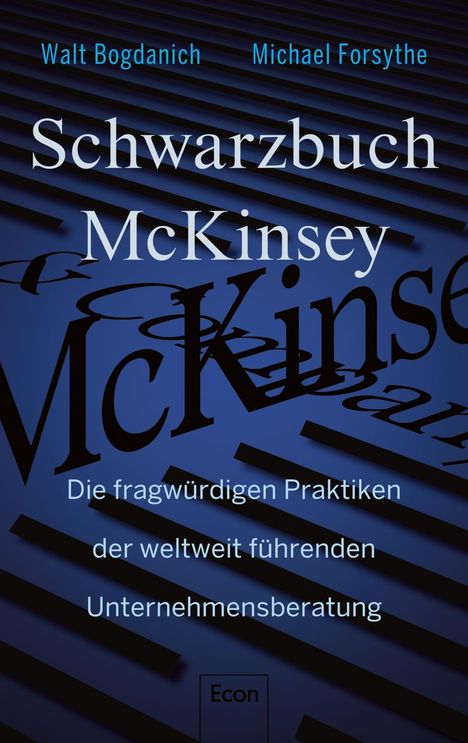 Walt Bogdanich: Schwarzbuch McKinsey, Buch