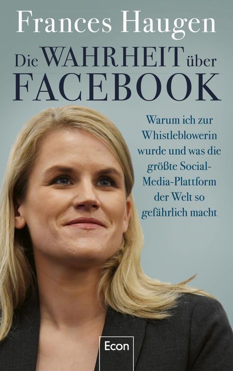 Frances Haugen: Die Wahrheit über Facebook, Buch