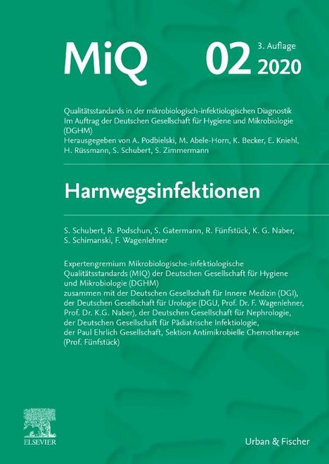 Sören Schubert: Schubert, S: MIQ 02: Harnwegsinfektionen, Buch
