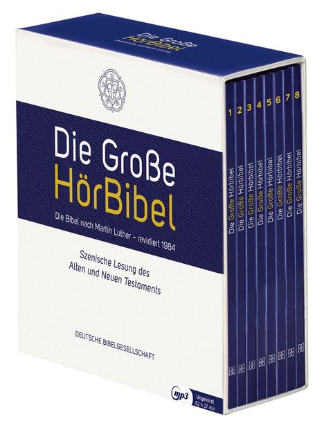 Die Große HörBibel. Ungekürzte, szenische Lesung. 8 MP3-CDs, 8 MP3-CDs
