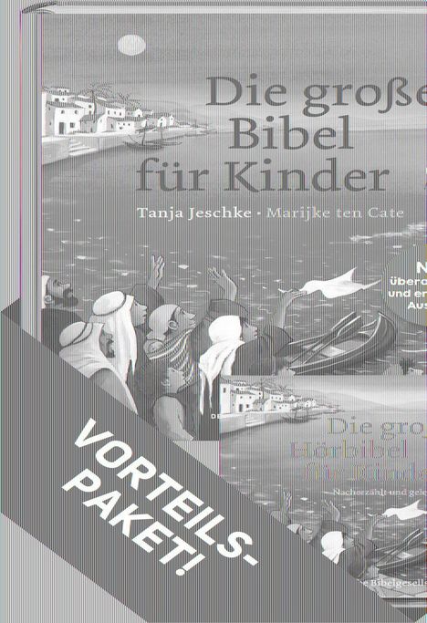 Tanja Jeschke: Die große Bibel für Kinder. Kombipaket (Buch + Hörbuch), Buch