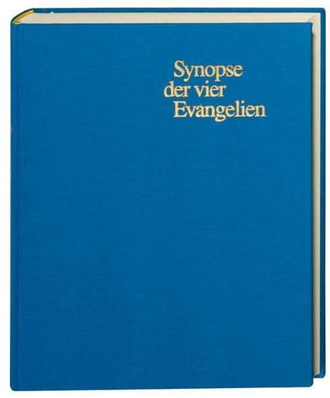 Synopse der vier Evangelien, Buch