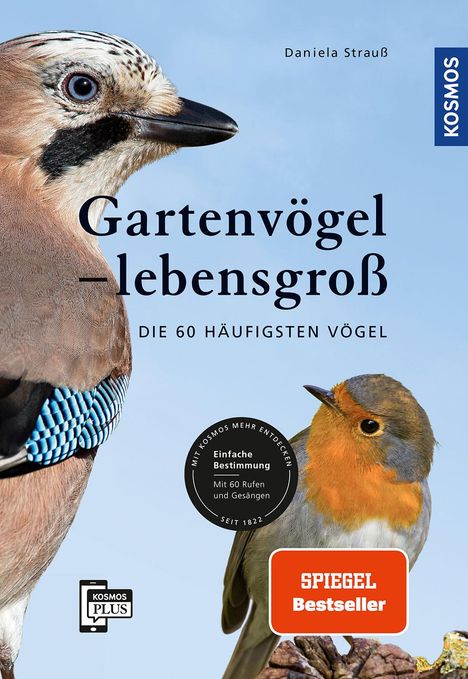Daniela Strauß: Strauß, D: Gartenvögel lebensgroß, Buch