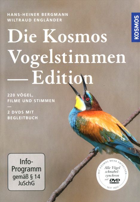 Die große Kosmos-Vogelstimmen-DVD  [2 DVDs]  (+ Begleitbuch) - Neuauflage, 2 DVDs