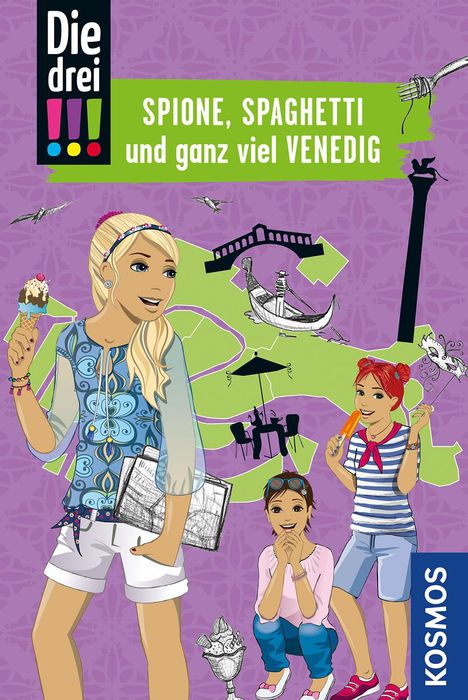 Henriette Wich: Die drei !!!, Spione, Spaghetti und ganz viel Venedig, Buch