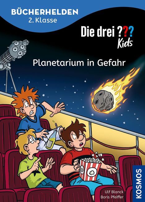 Ulf Blanck: Die drei ??? Kids, Bücherhelden 2. Klasse, Planetarium in Gefahr, Buch