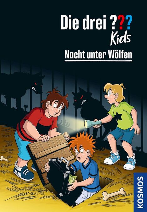 Ulf Blanck: Die drei ??? Kids, 8, Nacht unter Wölfen, Buch