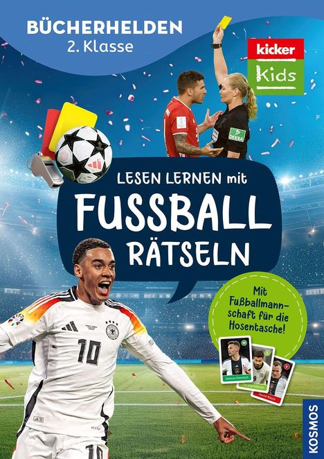 Jonas Dirker: kicker Kids, Lesen lernen mit Fußballrätseln,, Buch