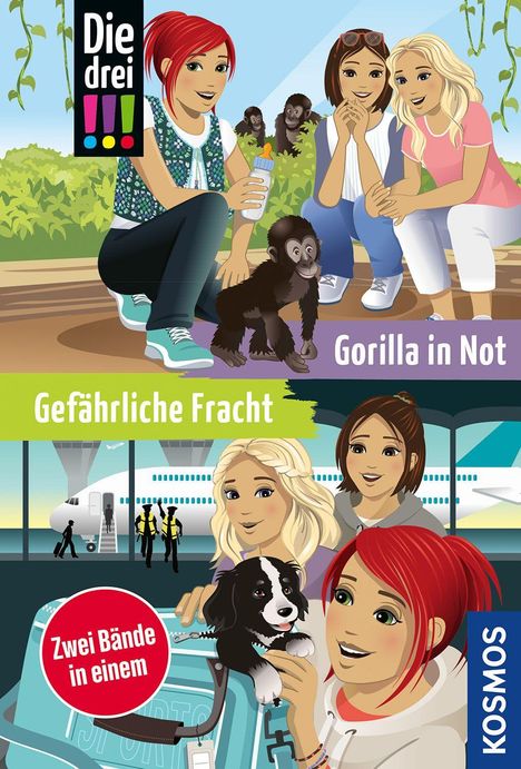 Ann-Katrin Heger: Die drei !!!, Gefährliche Fracht / Gorilla in Not (Doppelband), Buch