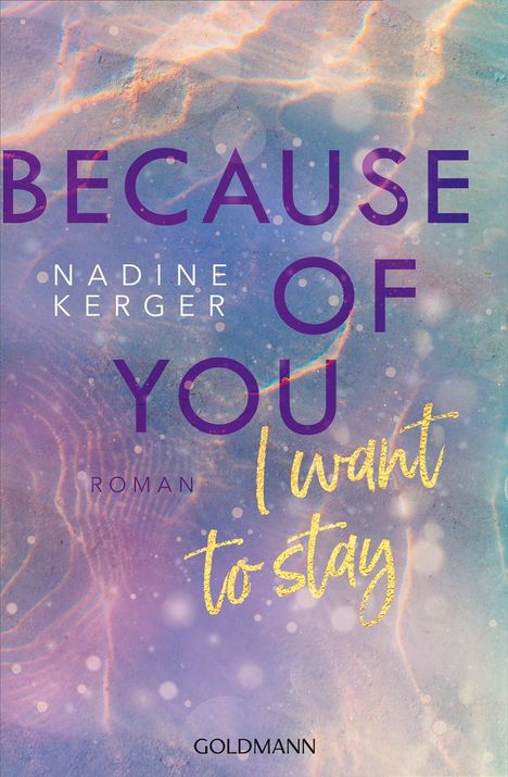 Nadine Kerger: Because of You I Want to Stay, Buch