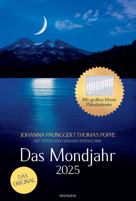 Johanna Paungger: Das Mondjahr 2025 - Wand-Spiralkalender, Kalender