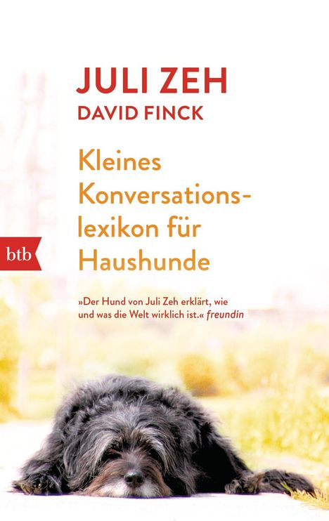 Juli Zeh: Kleines Konversationslexikon für Haushunde, Buch