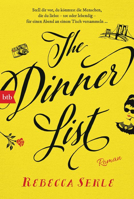 Rebecca Serle: The Dinner List, Buch