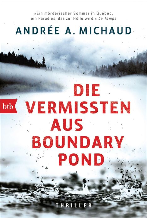 Andrée A. Michaud: Michaud, A: Vermissten aus Boundary Pond, Buch