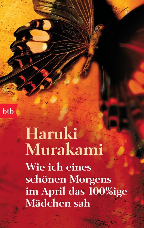Haruki Murakami: Wie ich eines schönen Morgens im April das 100%ige Mädchen sah, Buch