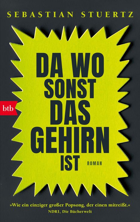 Sebastian Stuertz: Da wo sonst das Gehirn ist, Buch