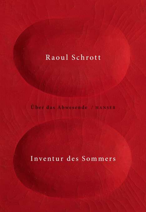 Raoul Schrott: Inventur des Sommers, Buch