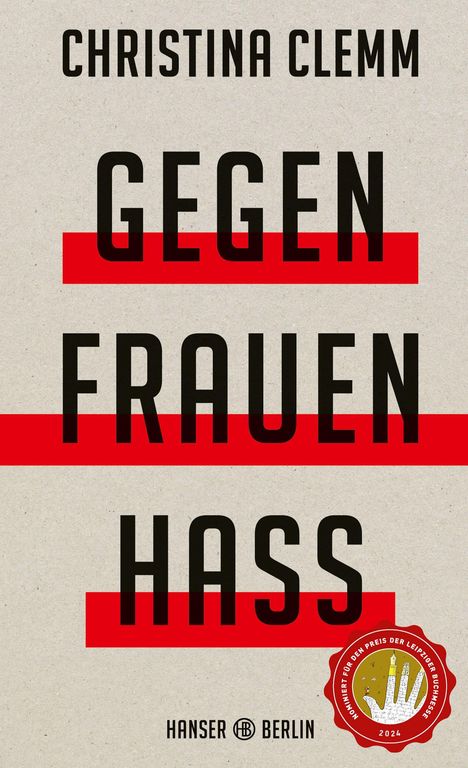 Christina Clemm: Gegen Frauenhass, Buch